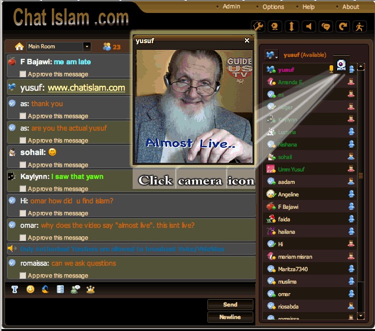 Live islam chat The Religion